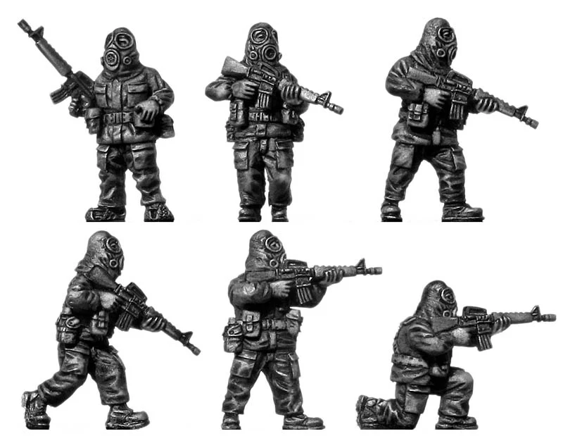 1960-80s US MOPP gear squad (28mm) - Image 2