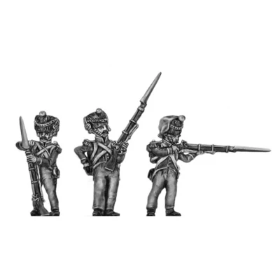 2nd Nassau- Usingen Grenadier, firing and loading (18mm)