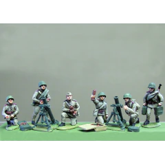 82mm mortar set - 2 mortars, 6 crew, ammo boxes (20mm) - Image 2