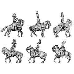 Archduke Charles and staff (18mm)