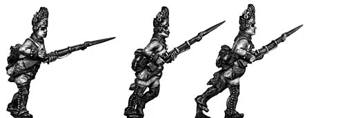 Austrian Grenadier, advancing, bearskin (28mm)