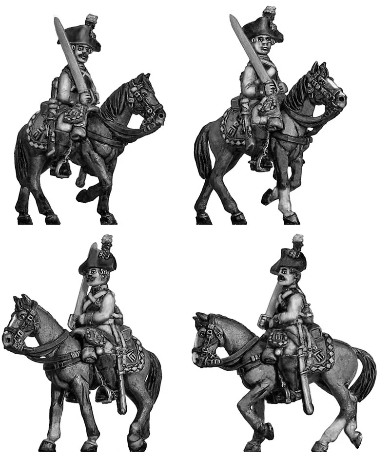 Austrian Kurassiers 1792-98 at rest Deal (28mm) - Image 2