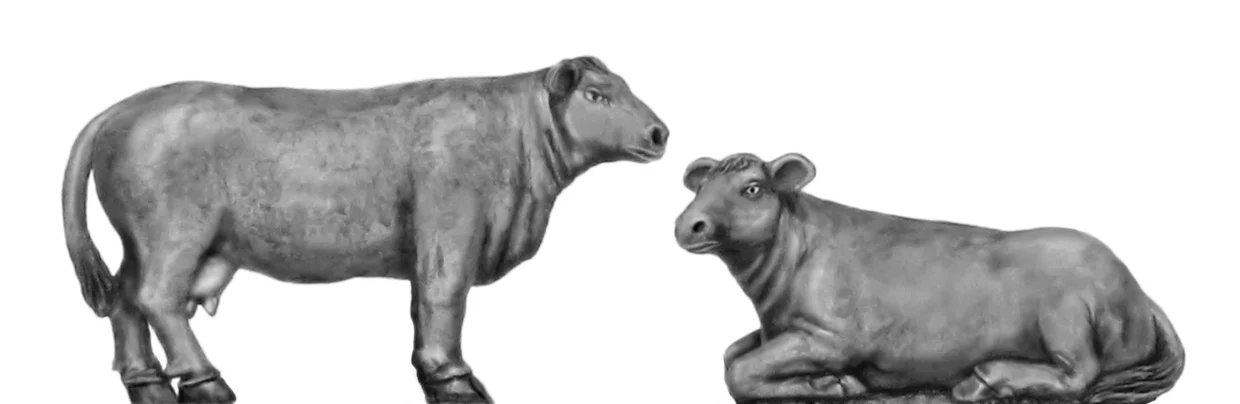 Belted Galloway herd - 4 piece set (28mm) - Image 3
