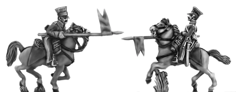 Brunswick Lancer charging (18mm)
