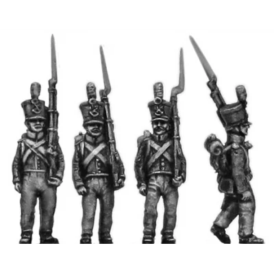 Chasseur / Jaeger, marching (18mm)