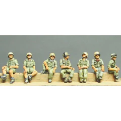DAK troops relaxing, sitting (20mm) - Image 2