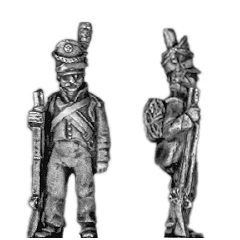Fusilier, barretina, order arms (18mm)