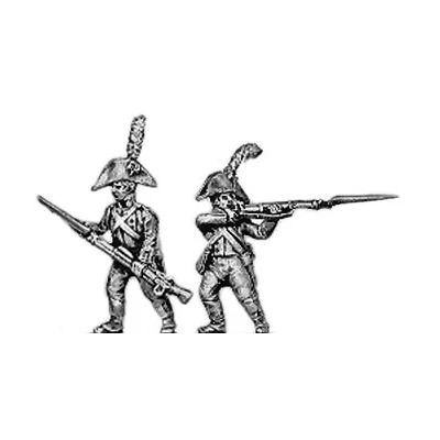 Fusilier, cocked hat, firing and loading (18mm)
