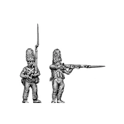 Grenadier, fur cap, firing and loading (18mm)