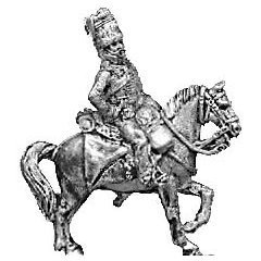 Hussar officer, busby (18mm)