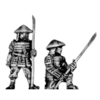 Late Ashigaru/Follower with naginata (15mm)