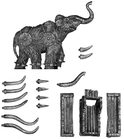 Mammupach with howdah (10mm)