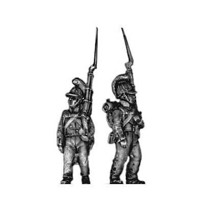 Musketeers, march attack (18mm)