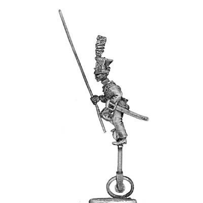 Standard bearer on unicycle in czapska (28mm)