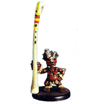 Pygmy standard bearer (28mm)