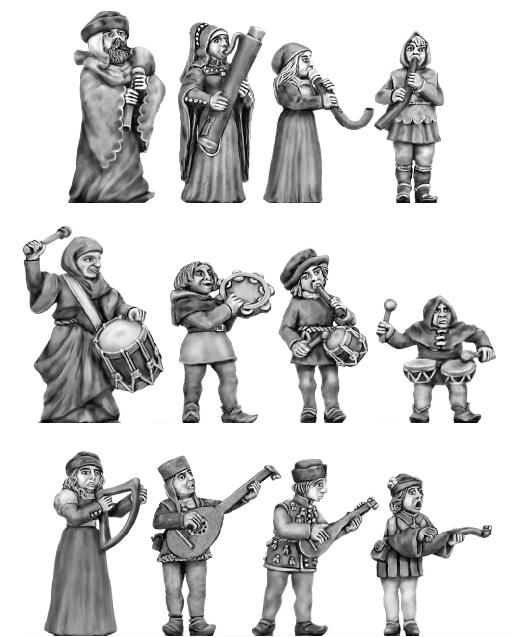 The Complete Medieval Feast and Band (28mm) - Image 3
